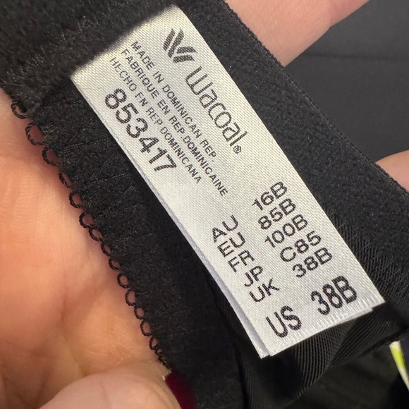 Wacoal Women's La Femme Embroidery T-Shirt Bra Size 38B BNWT - Picture 4 of 5